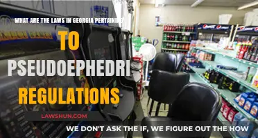 Georgia's Pseudoephedrine Laws: Understanding Regulations and Restrictions