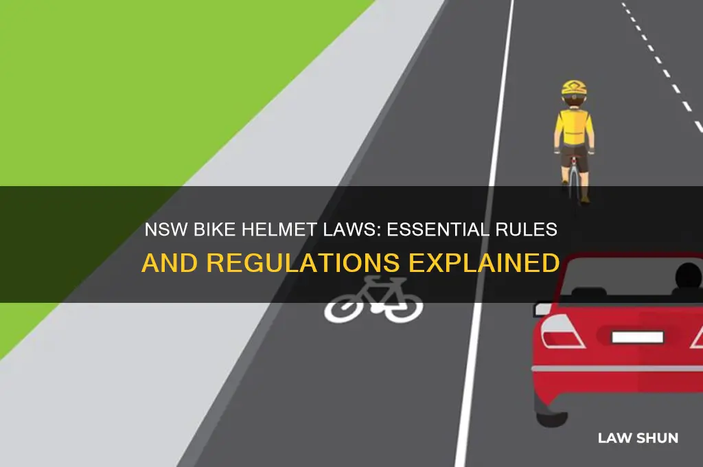 what are the laws in nsw regarding bike helmets