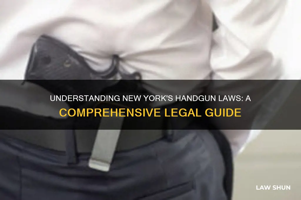 what are the laws in ny regarding handguns