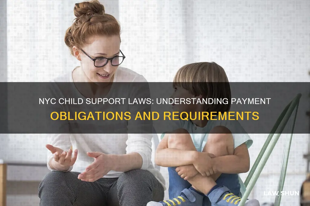 what are the laws in nyc for paying child support