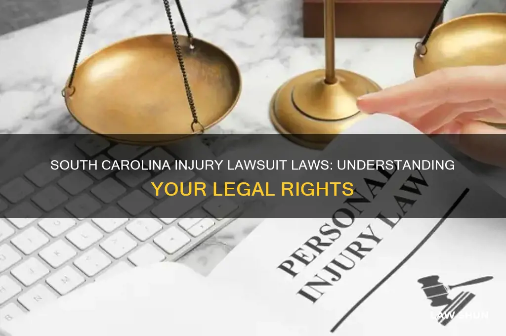 what are the laws in south carolina for injury lawsuits