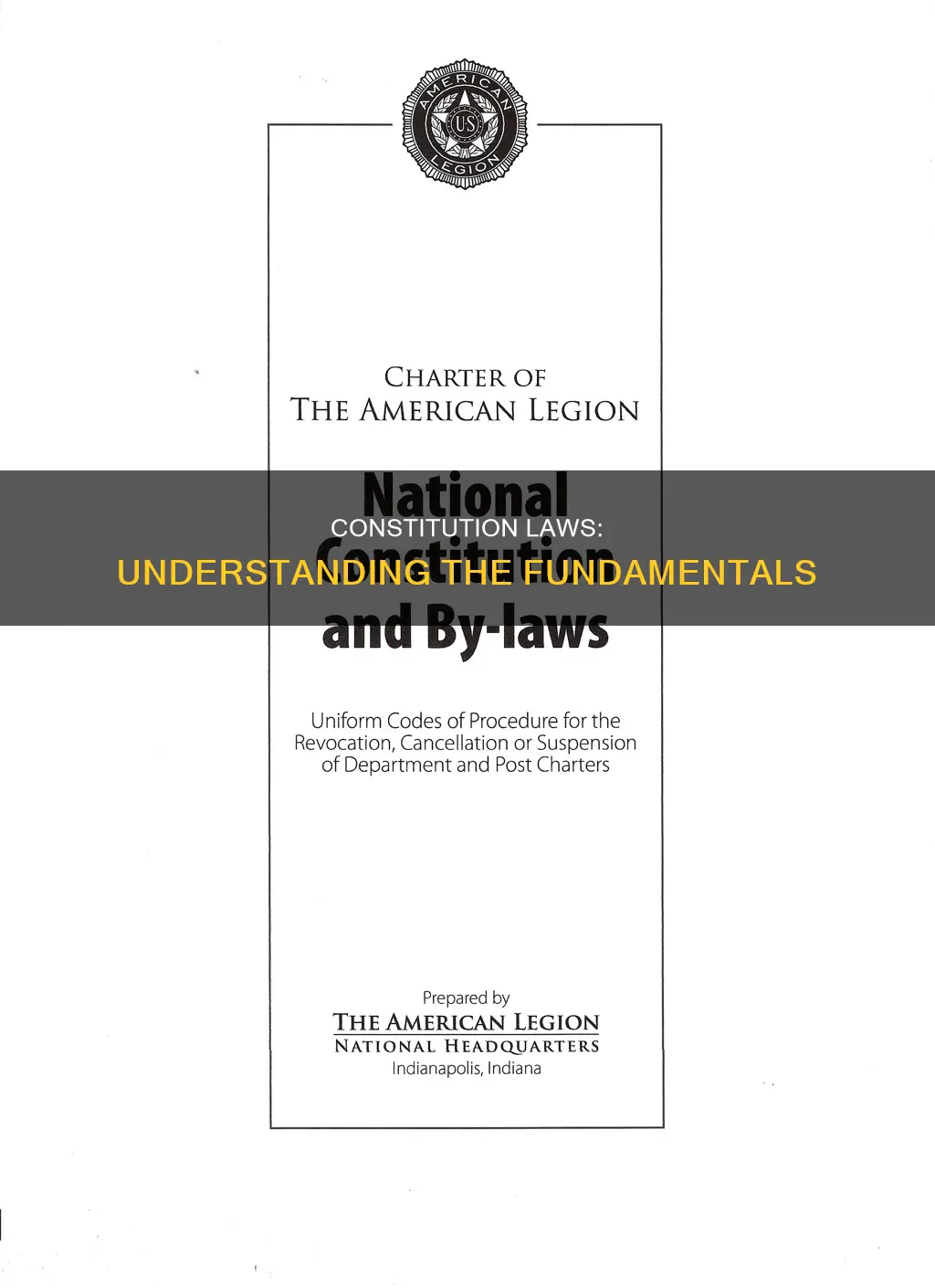 what are the laws in the constitution