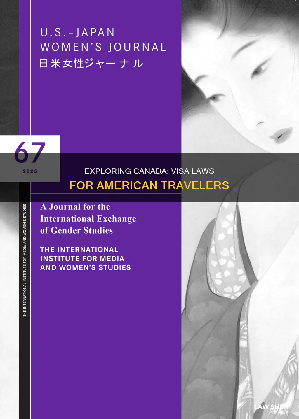 what are the laws of an american visiting canad