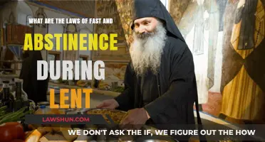 Understanding Lent's Fasting and Abstinence Laws: A Comprehensive Guide