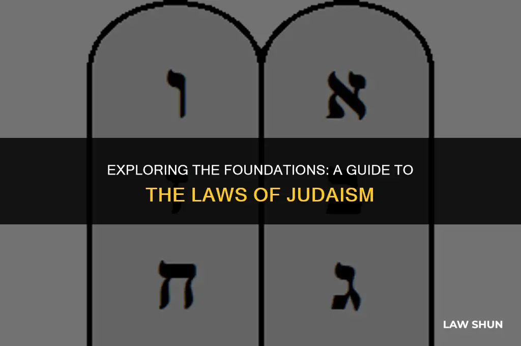 what are the laws of judaism