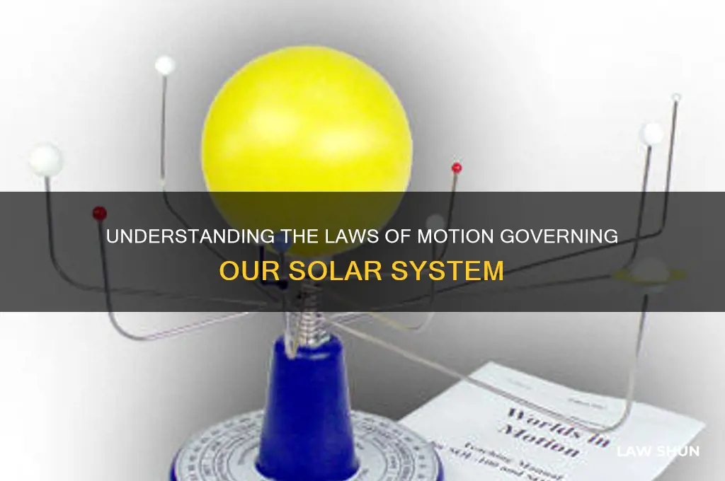 what are the laws of motion in the solar system