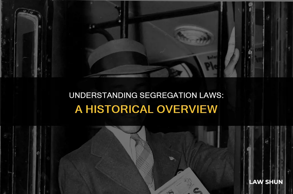 what are the laws of segregation