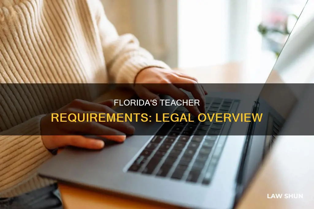 what are the laws on becoming a teacher in florida