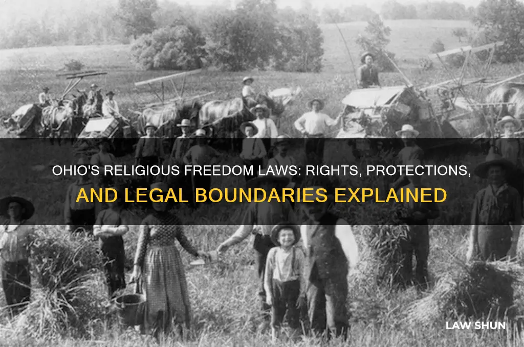 what are the laws on religious freedom in ohio
