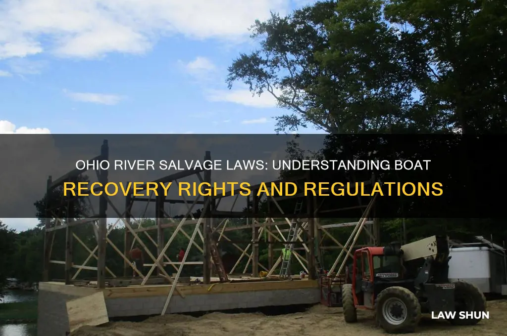 what are the laws regarding boats salvaged in ohio river