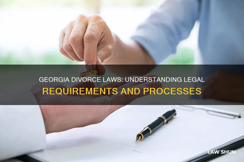 what are the laws regarding divorce in georgia