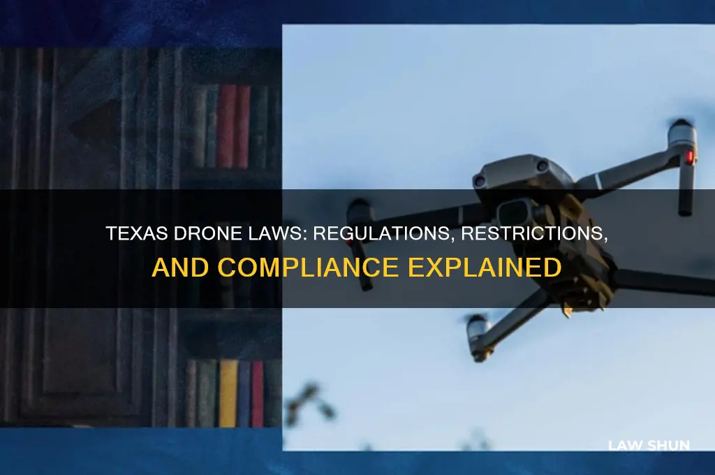 what are the laws regarding drones in tx