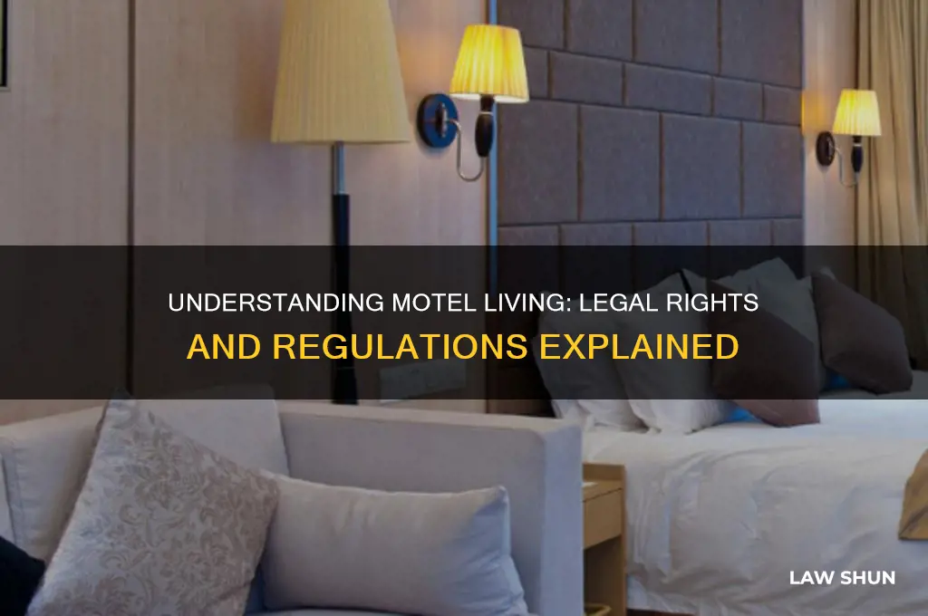 what are the laws regarding living in a motel