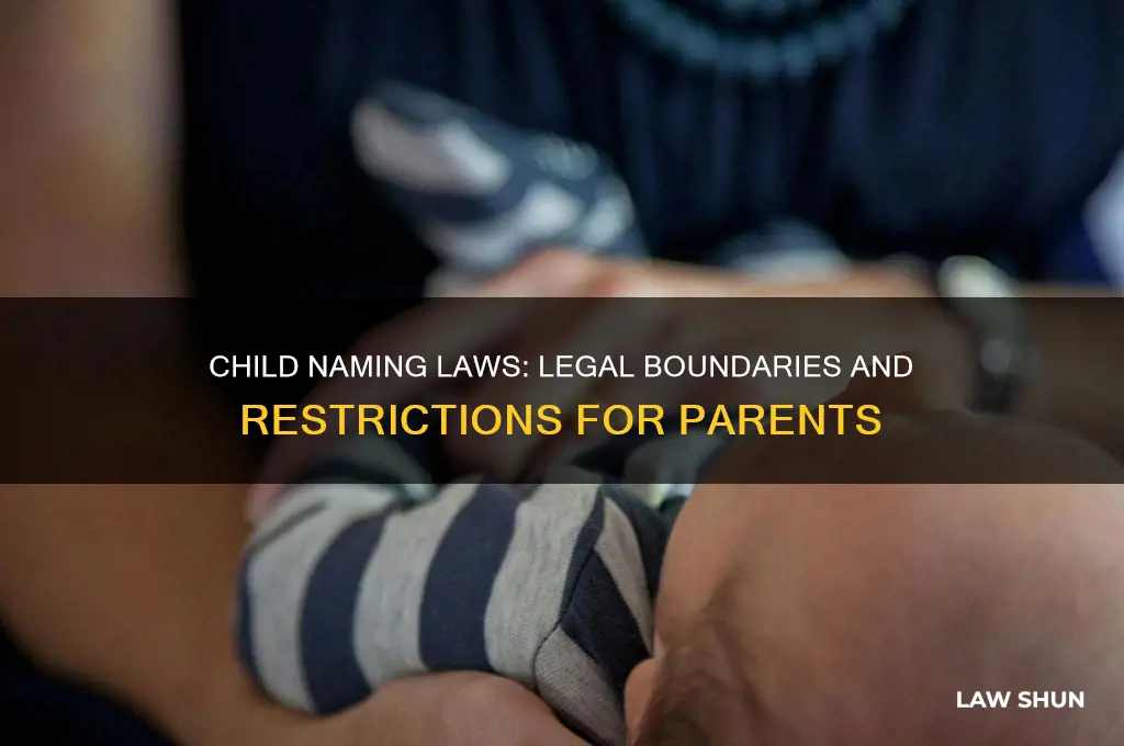what are the laws regarding naming your child
