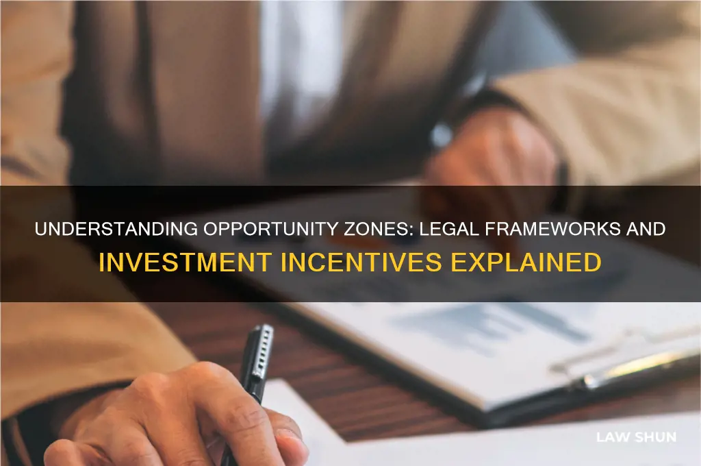 what are the laws regarding opportunity zones