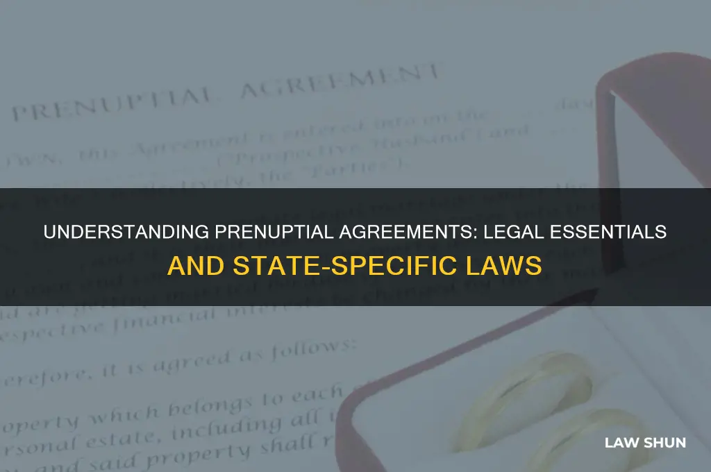 what are the laws regarding prenuptial agreements