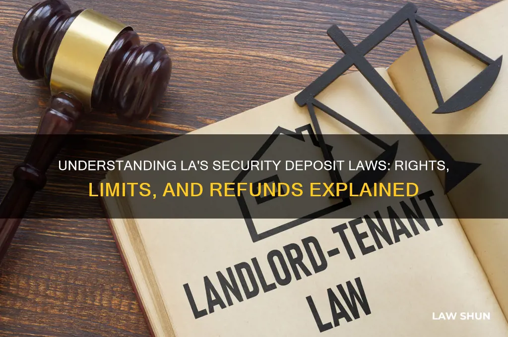 what are the laws regarding security deposits in la
