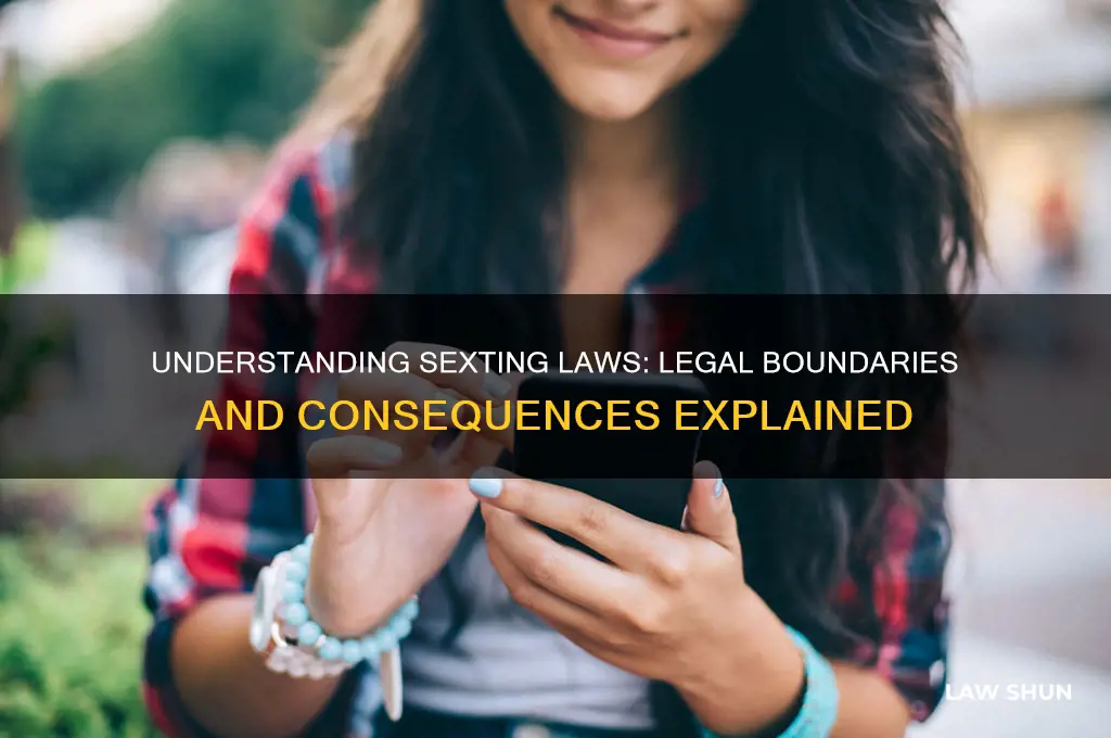 what are the laws regarding sexting