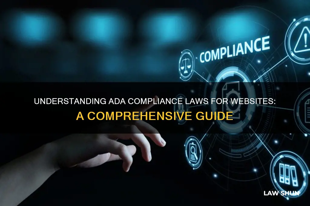 what are the laws regarding websites being sites ada compliant
