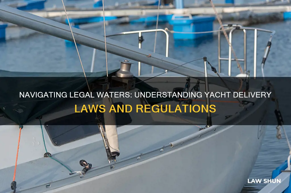 what are the laws regarding yacht deliveries
