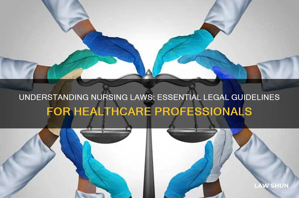 what are the laws related to nursing