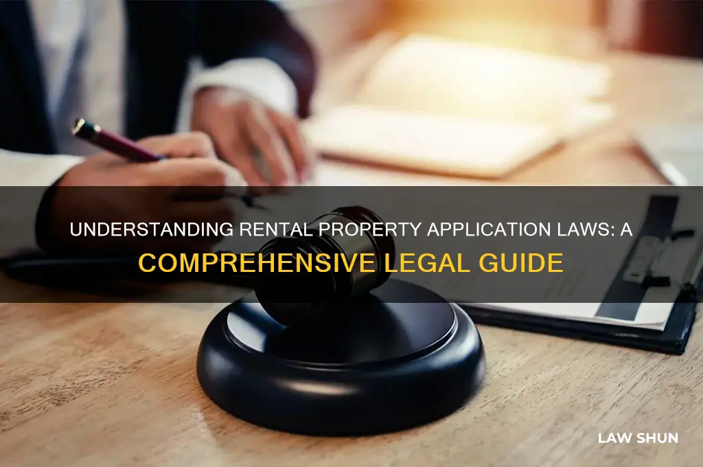 what are the laws surrounding application for a rental property