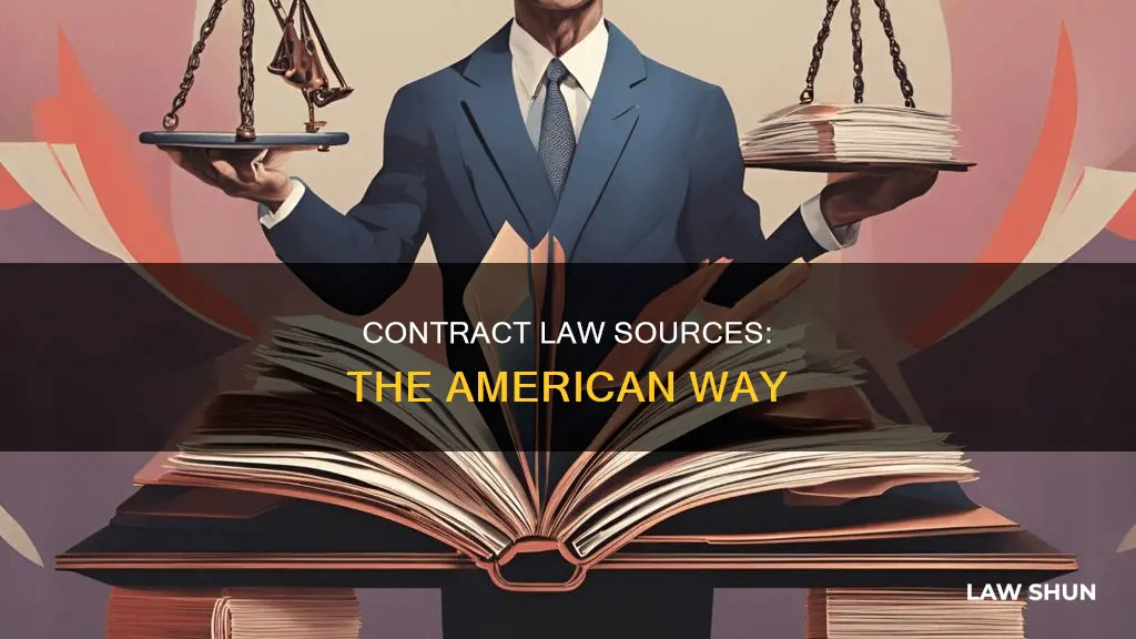 what are the main sources of american contract law