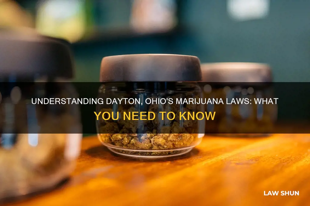 what are the marjuana laws in dayton ohio