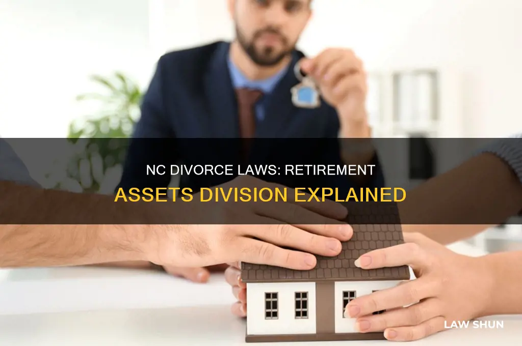 what are the nc laws on divorce and retirement assets
