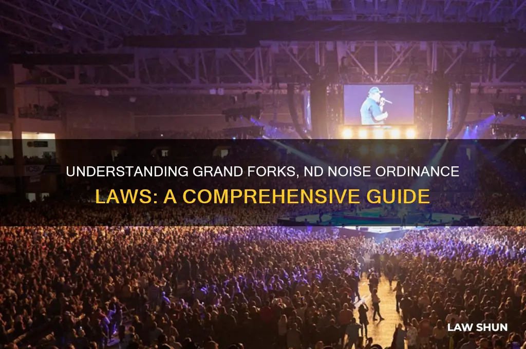 what are the noise ordinace laws in grand forks nd