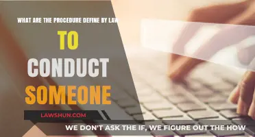 Legal Procedures for Conducting an Individual: A Comprehensive Guide