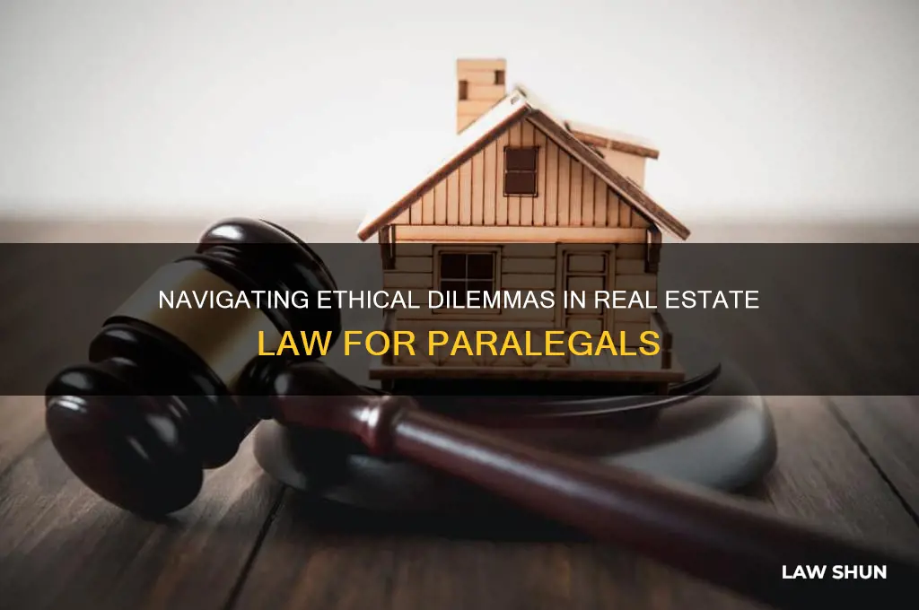 what are the real estate law ethical dilemmas for paralegals