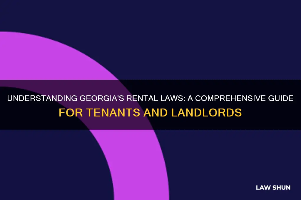 what are the rental laws in georgia