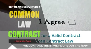 Contract Law: Elements of a Common Law Contract