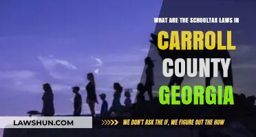 Understanding Carroll County Georgia's School Tax Laws: A Comprehensive Guide