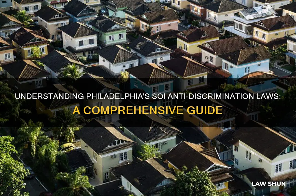 what are the soi anti-discrimination laws in philadelphia pa