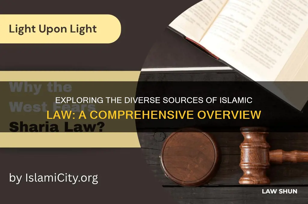 what are the sources of islamic law discuss in detail