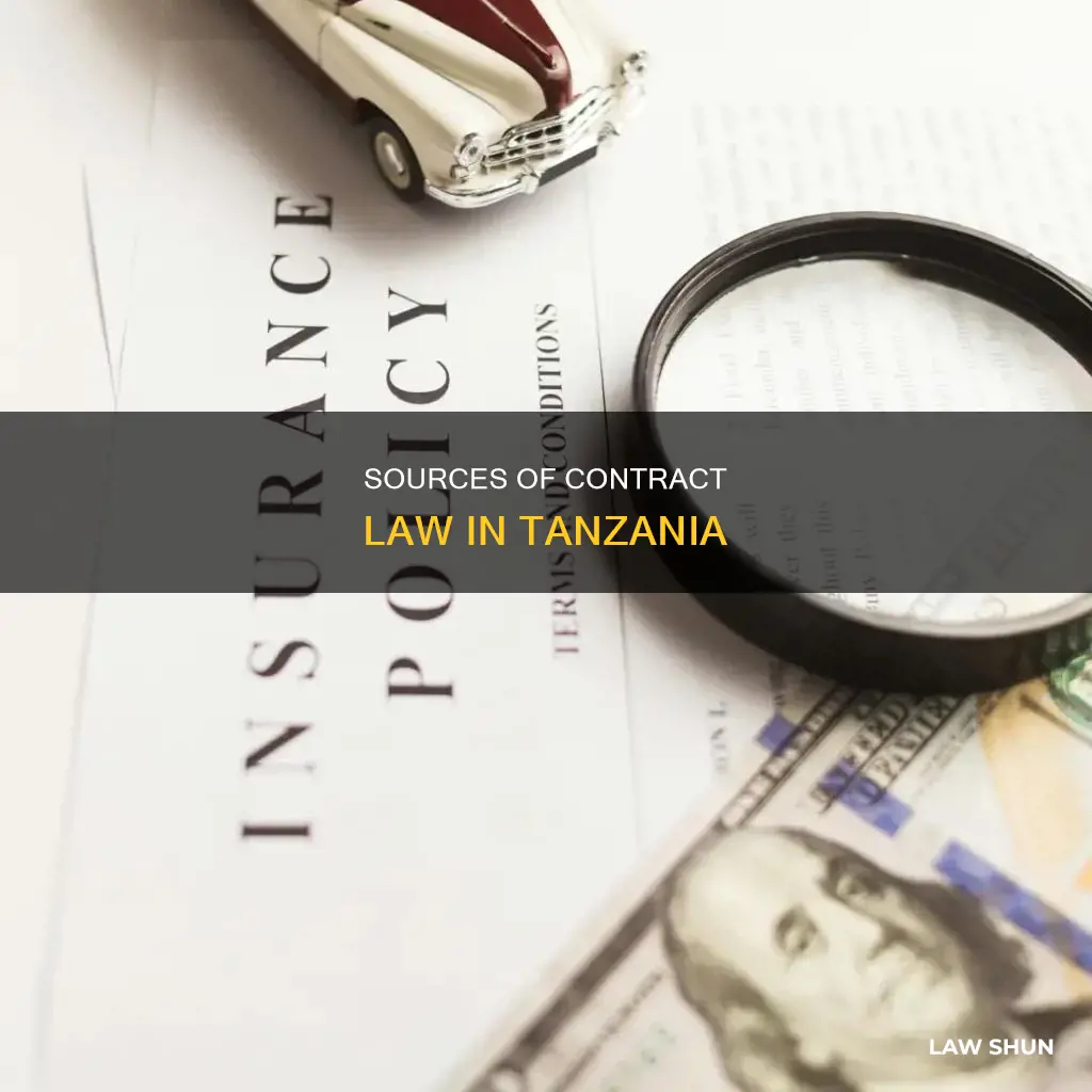 what are the sources of law of contract in tanzania