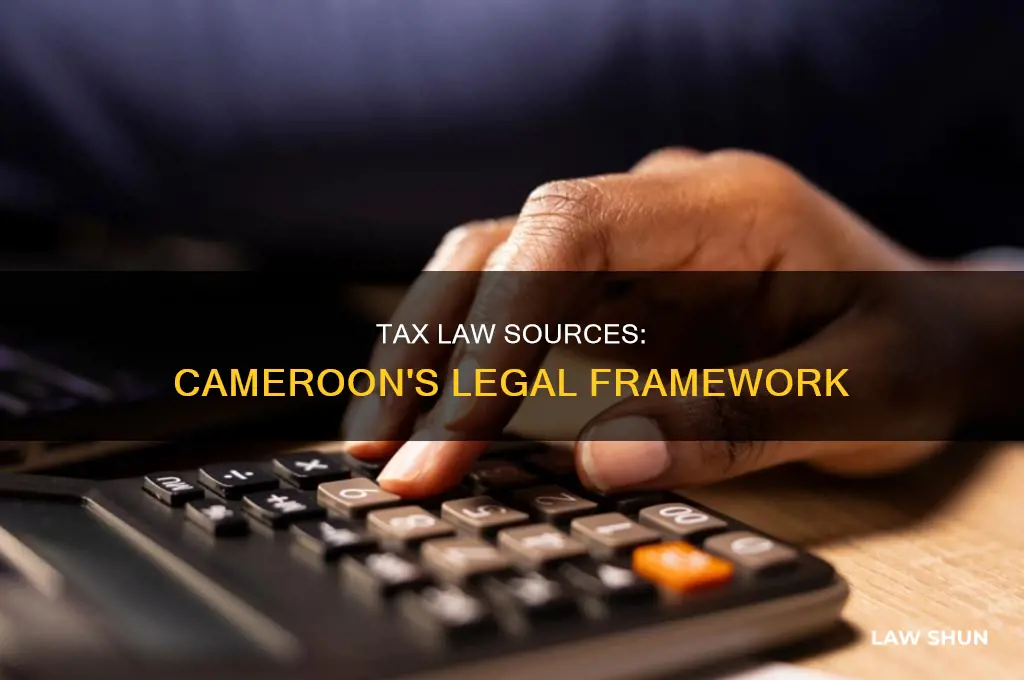 what are the sources of tax law in cameroon