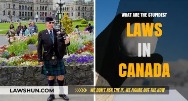 Canada's Dumbest Laws: Strange but True