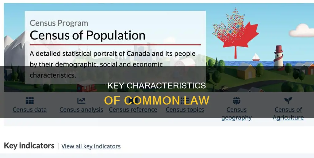 what are the three characteristics of common law