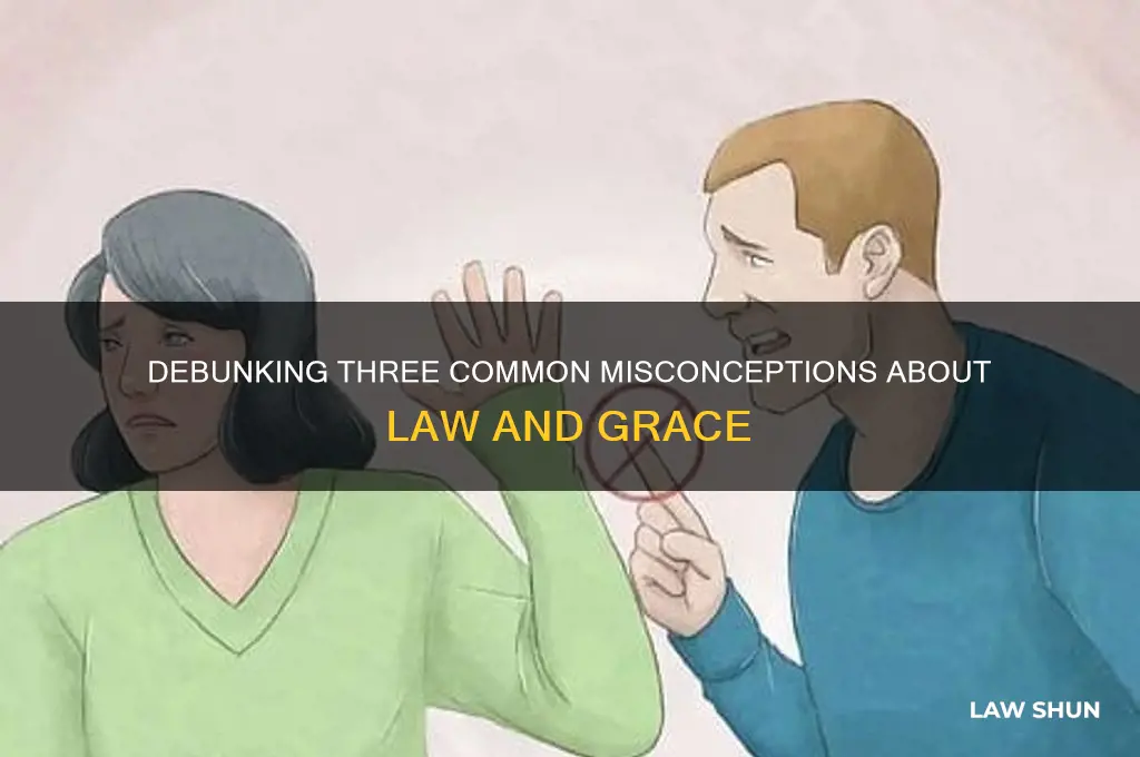 what are the three erroneous teachings of law and grace