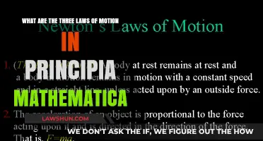 Newton's Principia Mathematica: Unveiling the Three Laws of Motion
