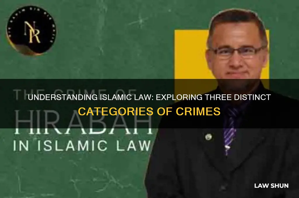 what are the three types of crimes under islamic law
