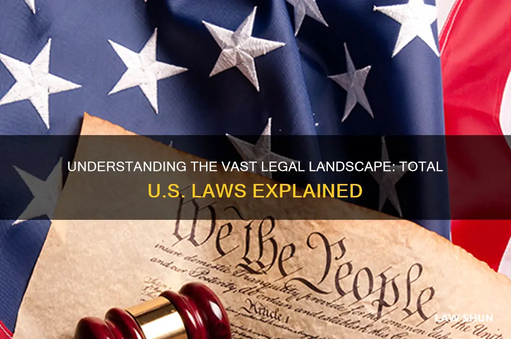 what are the total laws are there in the us