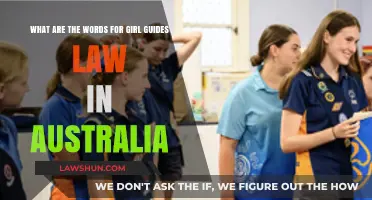 Understanding the Girl Guides Law in Australia: Key Words Explained