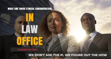 Ethical Considerations in Law Offices: Navigating Professional Responsibilities and Client Trust