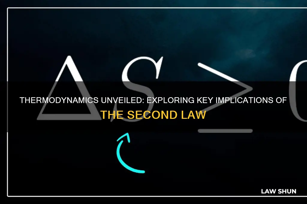 what are two implications for the second law of thermodynamics