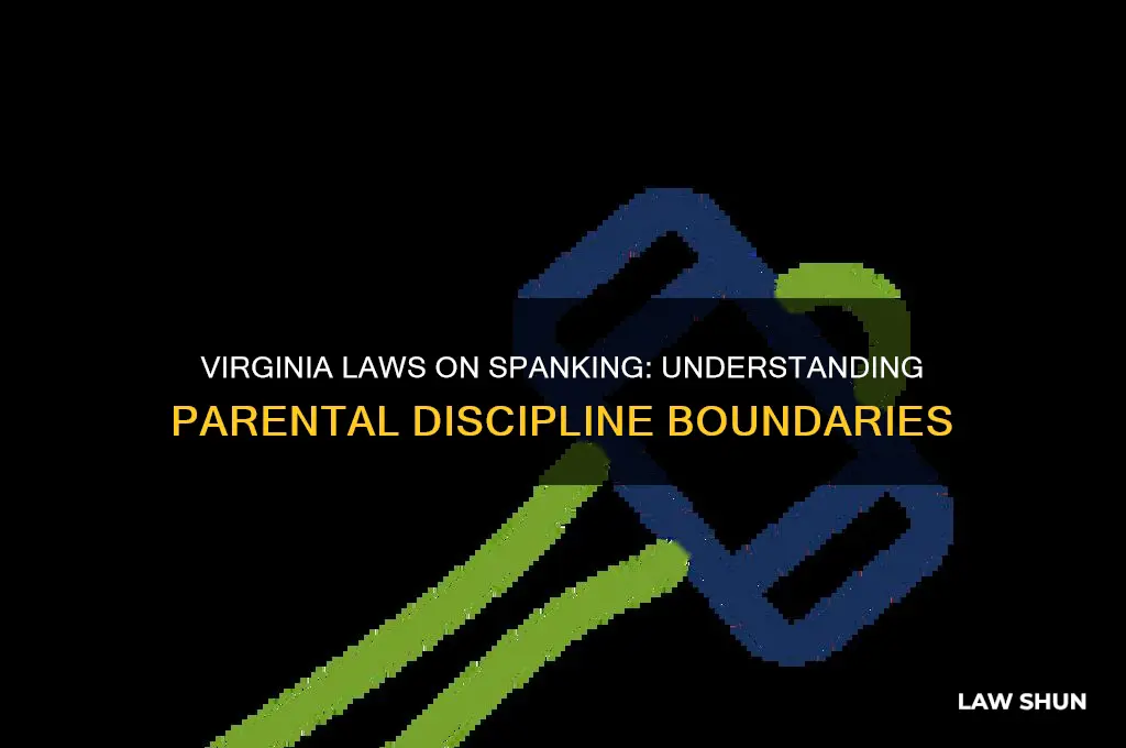 what are virginia laws on spanking a child