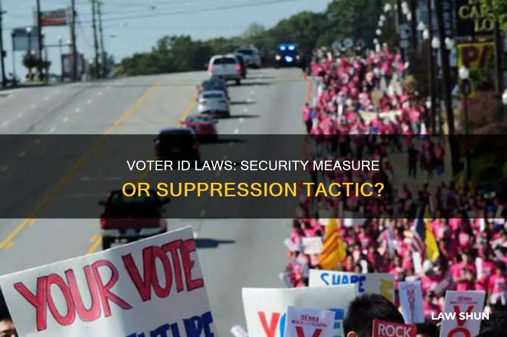 what are voter id laws portrayed as in this argument